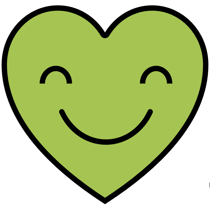 Dibujo Corazon sonriente