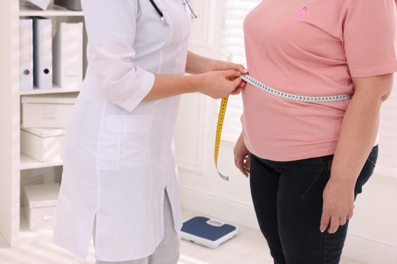 Perímetro de cintura y cáncer de mama.
